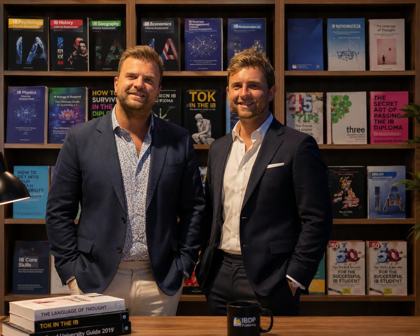 Alexander and Roman Zouev at the IBDP Publishing office