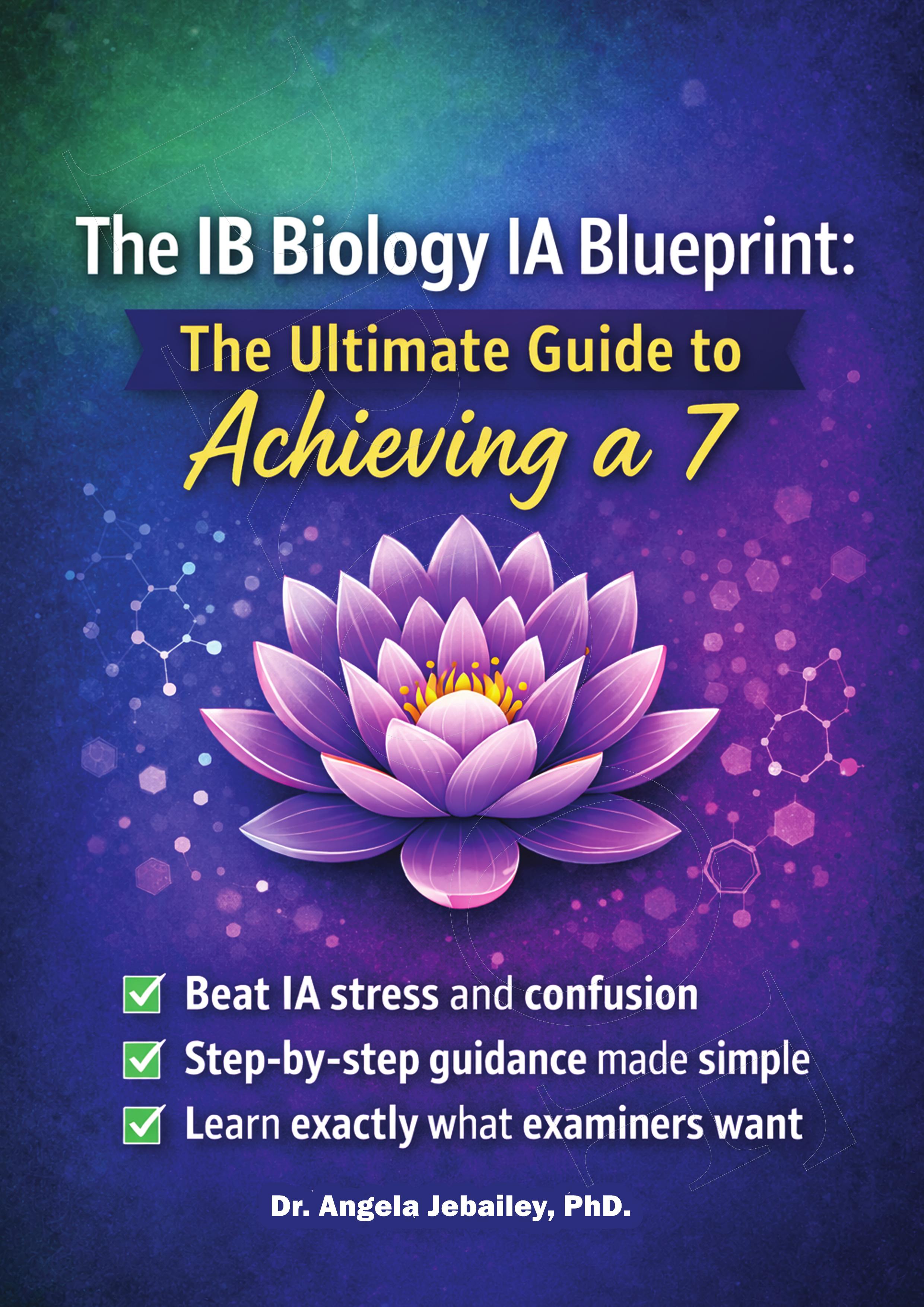 IB Biology IA Blueprint front cover