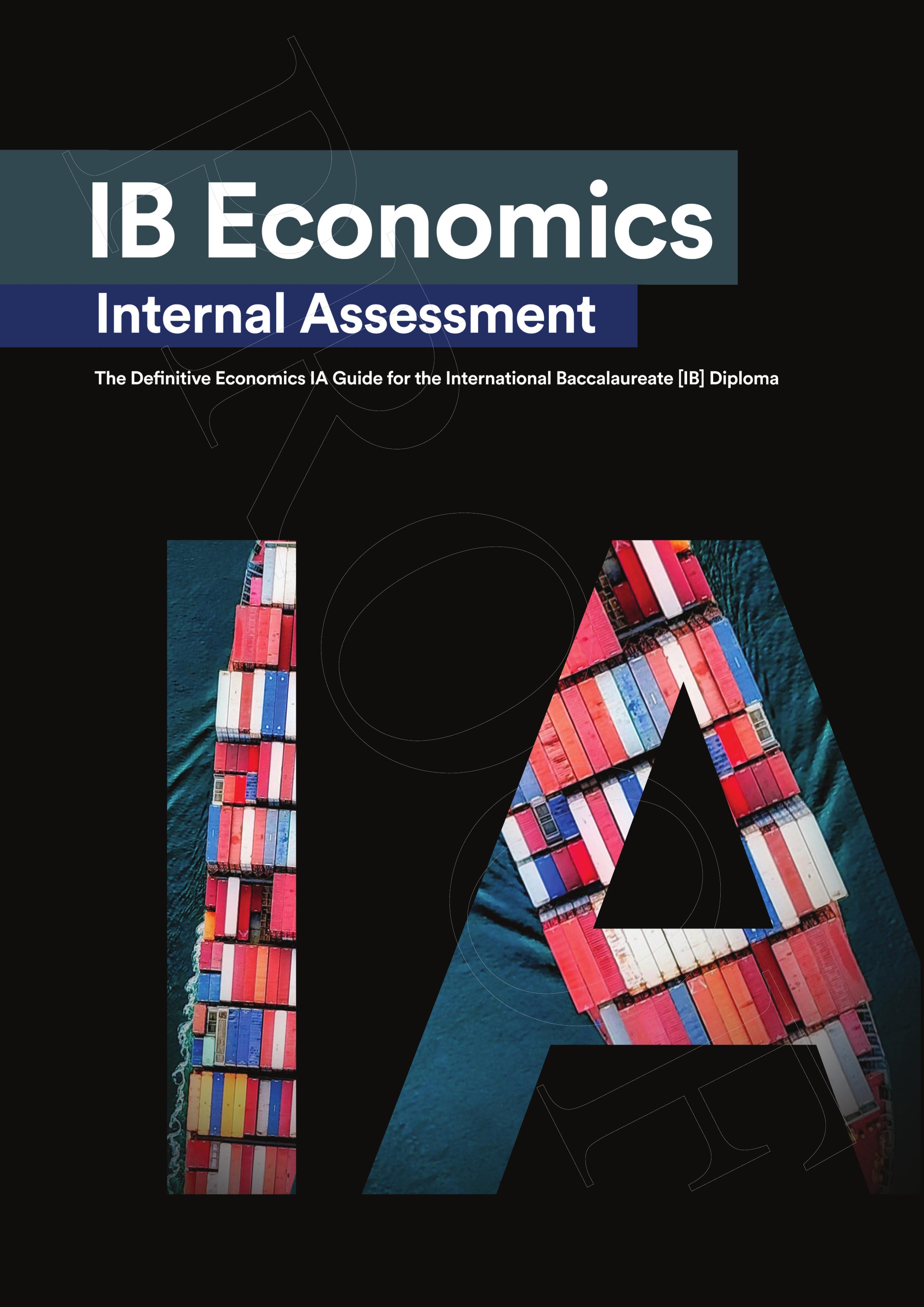 IB Economics IA Guide front cover