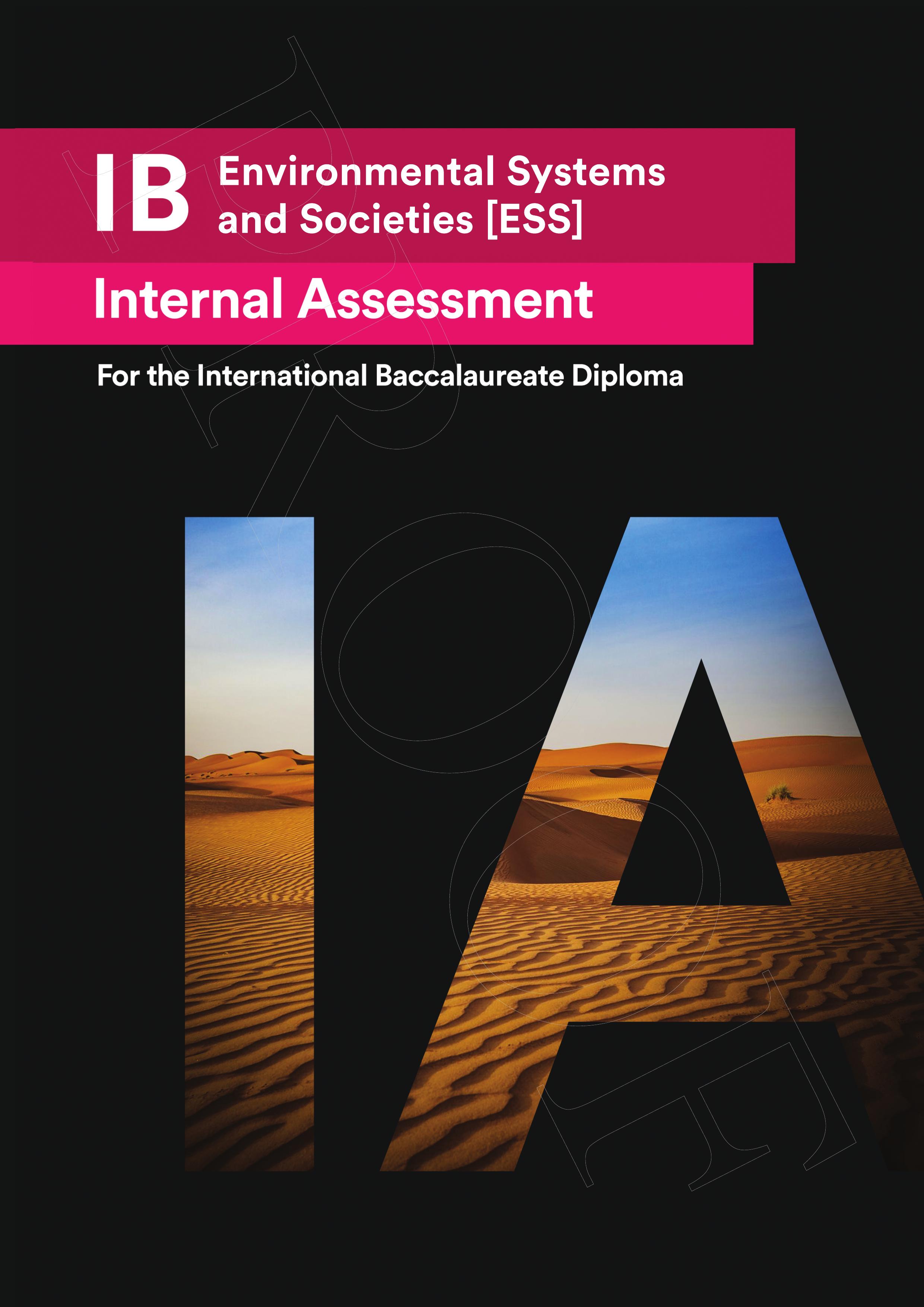 IB ESS IA Guide front cover