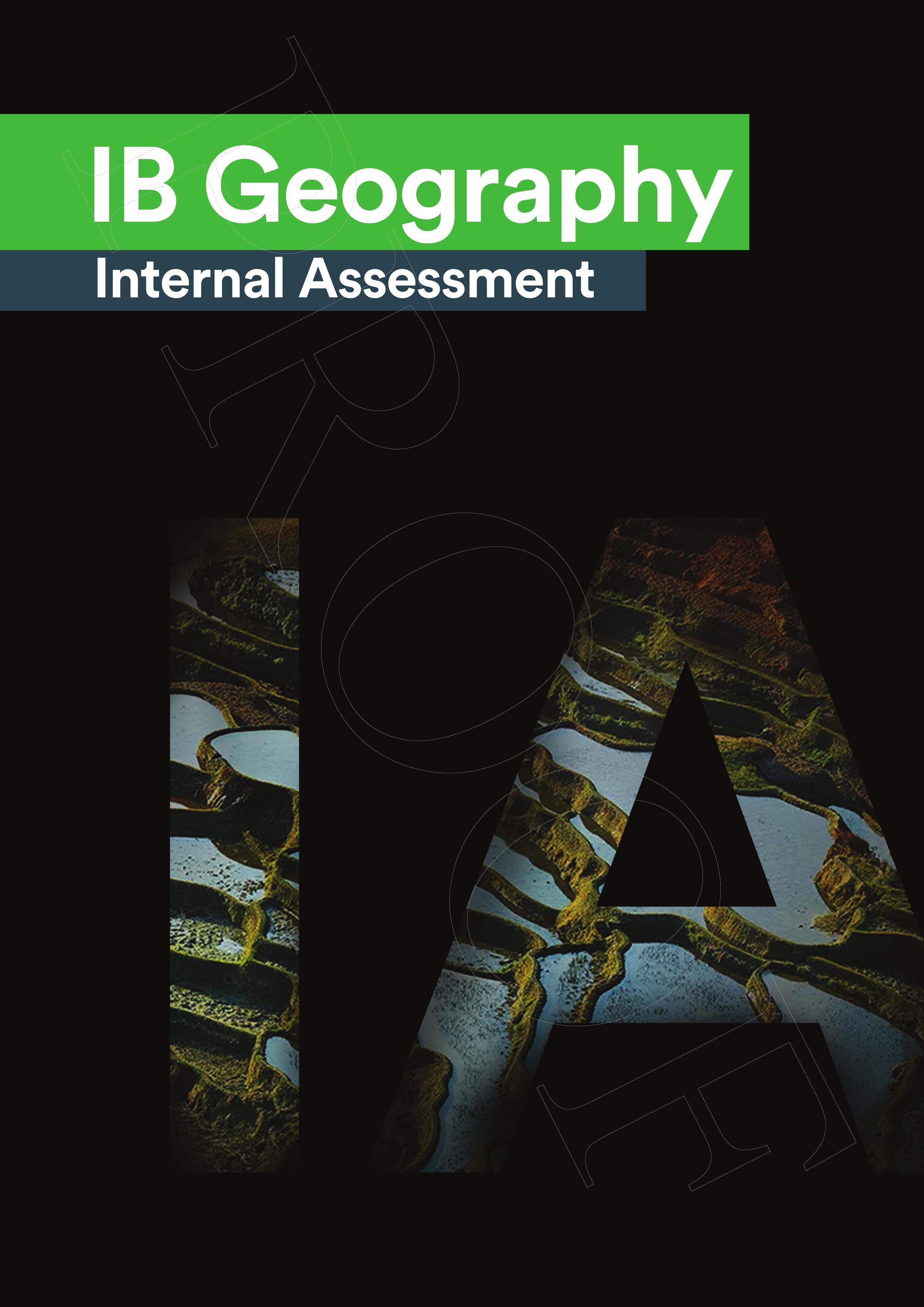 IB Geography IA Guide front cover