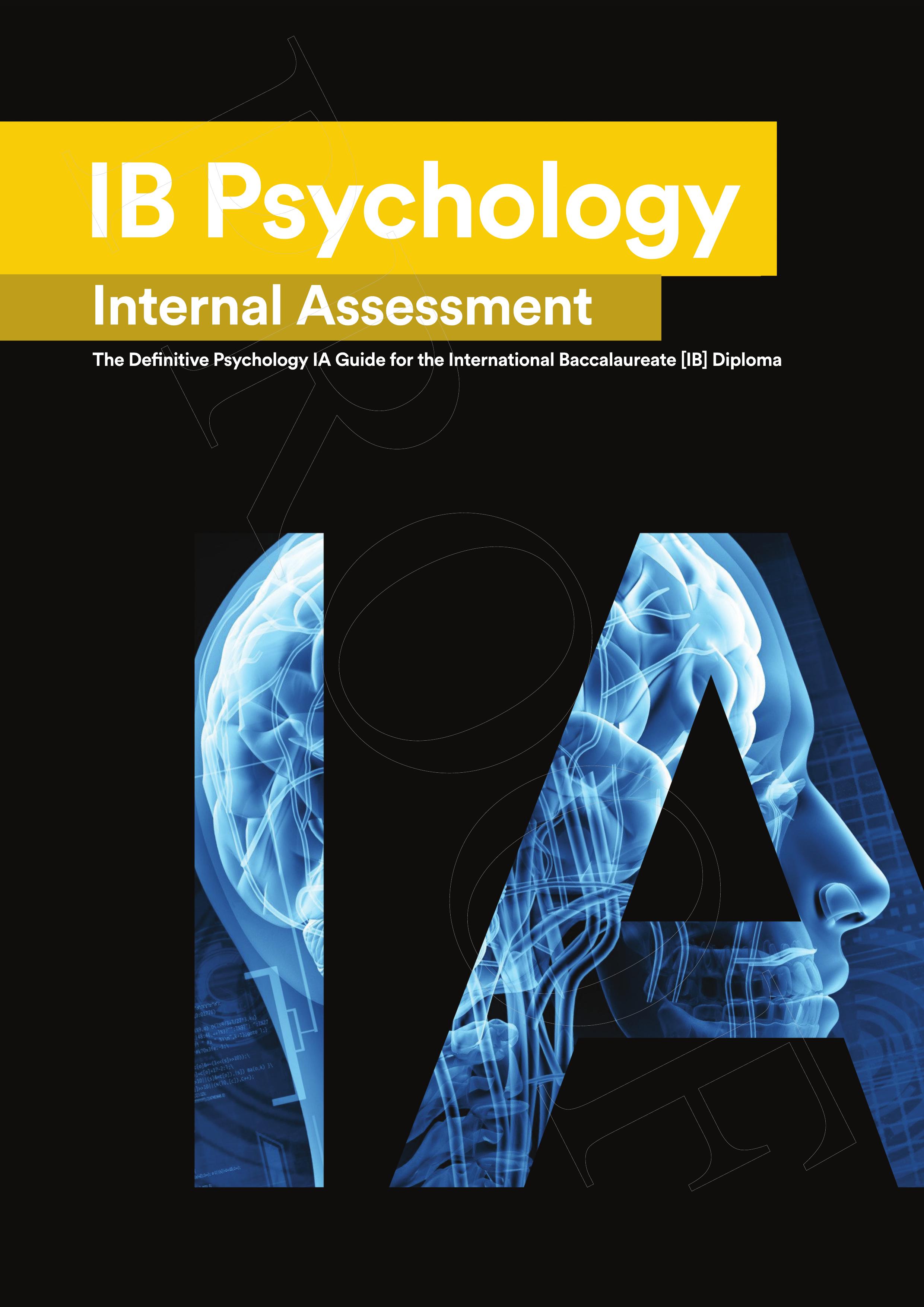 IB Psychology IA Guide front cover